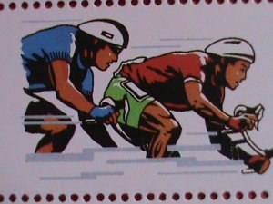 KOREA STAMP-2001-SC#4171 CYCLE SPORTS .MINT NOT HING SHEET HARD TO FIND-