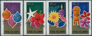 Cook Islands 1979 SG667-670 Christmas surcharges set MNH