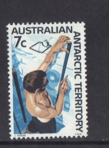 Australian Antarctic Territory #L10 MNH  1966  7c  snow strata