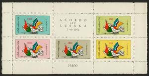 Mozambique 515a MNH Bird, Flags, Lusaka Agreement