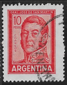 Argentina #695C 10p Jose de San Martin