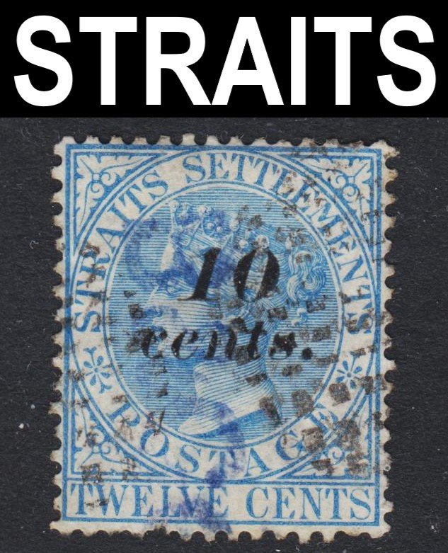 Malaya Straits Settlements Scott 34 Fine used.