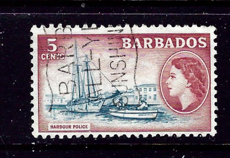 Barbados 239 Used 1953 Harbour Police