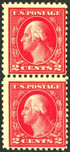 U.S. #499 MINT PAIR OG NH