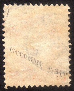 1864, US 2c, Used, Error, Multiple Plate flaws, Sc R15c