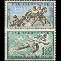 CZECHOSLOVAKIA 1960 - Scott# 965-6 W.Olympics Set of 2 NH