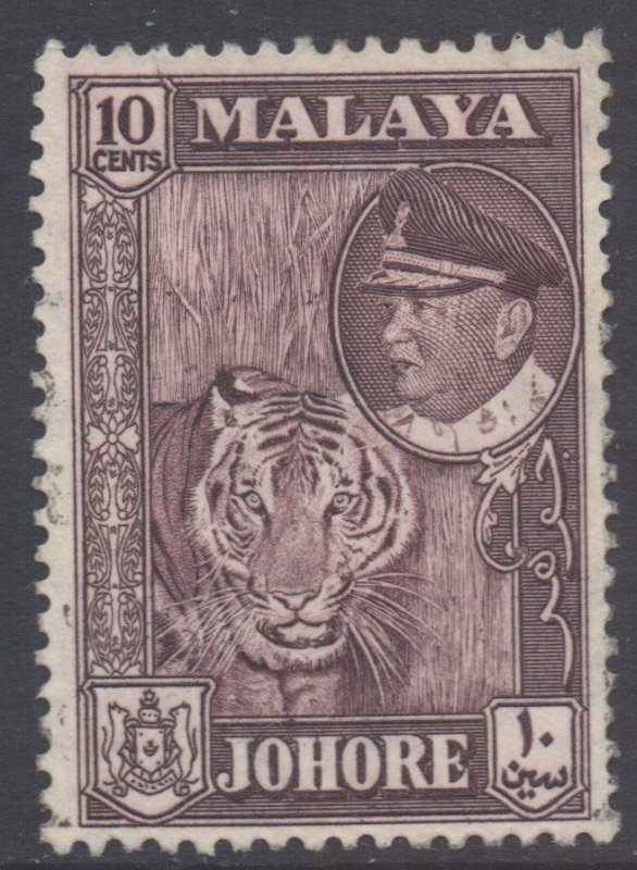 Malaya Johore Scott 163 - SG160, 1960 Sultan 10c MH*