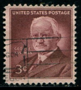 1062 US 3c George Eastman, used cv $.20