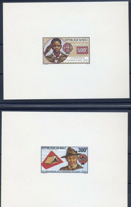 1982 Mali Boy Scouts 75th anniversary deluxe SS 