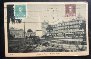 1926 Buenos Aires Argentina RPPC Postcard Cover To Angelholm Sweden