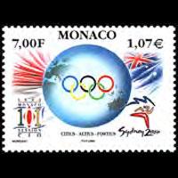 MONACO 2000 - Scott# 2156 Olympics Set of 1 NH
