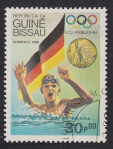 Guinea-Bissau 616 Flag, Medal & Olympic Winner 1984