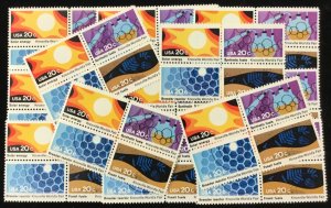 2006-2009   Knoxville World’s Fair  100 MNH  20c block of 4    1982 $20 fv