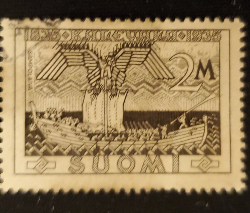 Finland 208, 1935 Goddess Louhi, Cat. value $2.00