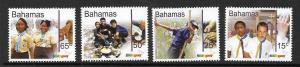 BAHAMAS SG1458/61 2007 SCOUTS MNH