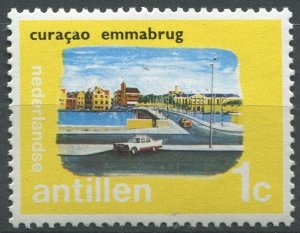 Netherlands Antilles Sc#331 MNH, 1c yel & multi, Tourist Attractions (1972)