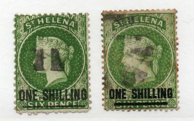 Saint Helena - SG# 17 & 18 Used / Bar 16 1/2 & 14 1/2 mm     -     Lot 0421512