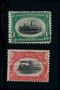 AFFORDABLE SCOTT #294 & #295 USED SET OF 2 STAMPS PAN-AMERICAN EXPO ISSUE #16186