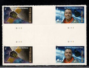 UNITED STATES SC# 4527-28 CROSS GUTTER BLK/4 VF/NH