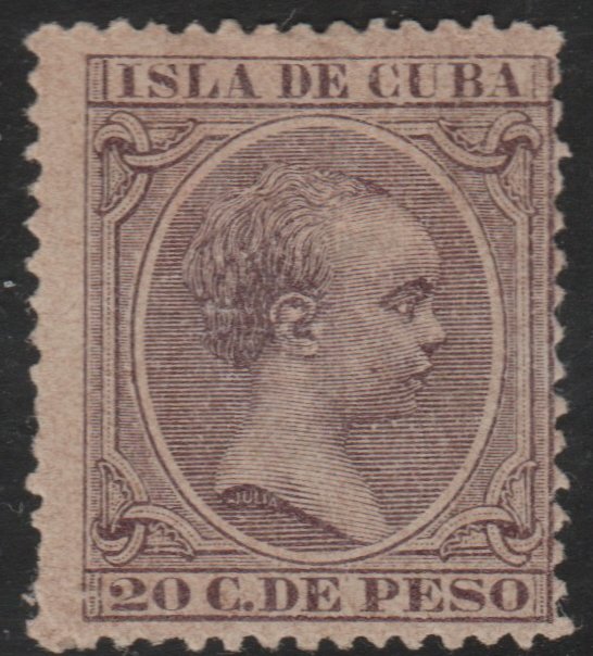 1890-97 Cuba Stamps Sc 150 King Alfonso Spain NEW