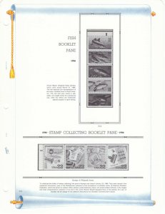 White Ace US PLT BLKS 1986 Commems COMPLETE Pages 572 to 587 w/ Pres. Sheets  