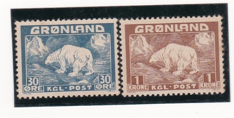 1938 Greenland Polar Bear MNH