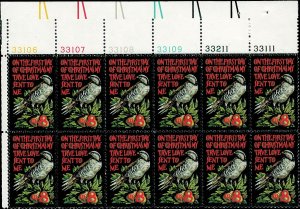 US Scott# 1445  1971 8c multi  Partridge in a Pear Tree; TAGGED