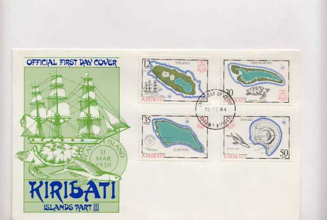 Kiribati, First Day Cover, Marine Life