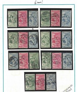 Switzerland 98 to 100 Used 7 sets CDS Cancels CV $388.50