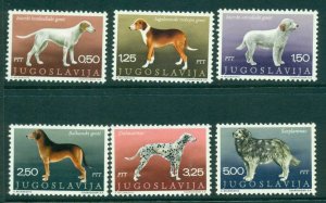 Yugoslavia 1970 Dogs MLH lot40606