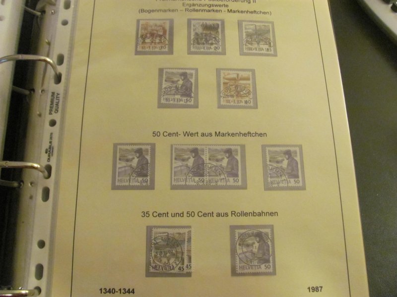 SWITZERLAND 1978-2005 STAMPS & COVERS XF COULD BE AS MUCH AS $2000 CATALGUE(188)