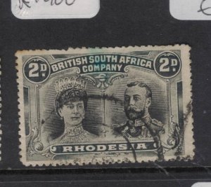 Rhodesia Doublehead SG 127 Catalog 750 GBP VFU (3aab)