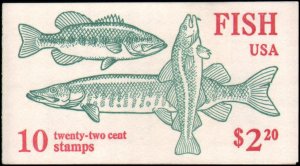 USA Stamps 1986 Fish Stamps/Booklet of 10 , CV $18 Scott # BK 154 MNH OG