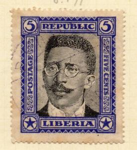 Liberia 1923 Early Issue Fine Used 5c. 174938