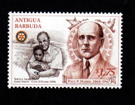 Antigua 2065 Mint NH Rotary International!