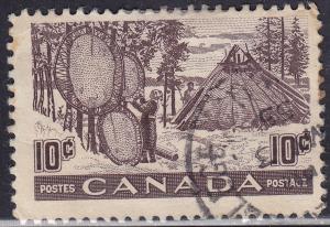 Canada 301 Drying Animal Hides 1950