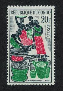 Congo Brazzaville Market Agricultures 1962 MNH SG#19