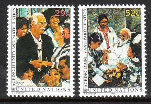 618-19 United Nations 1993 Aging with Dignity MNH