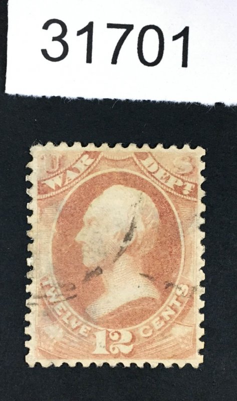 US STAMPS # O119 USED LOT #31701