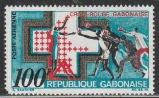 Gabon #C69 Mint Hinged Single Stamp