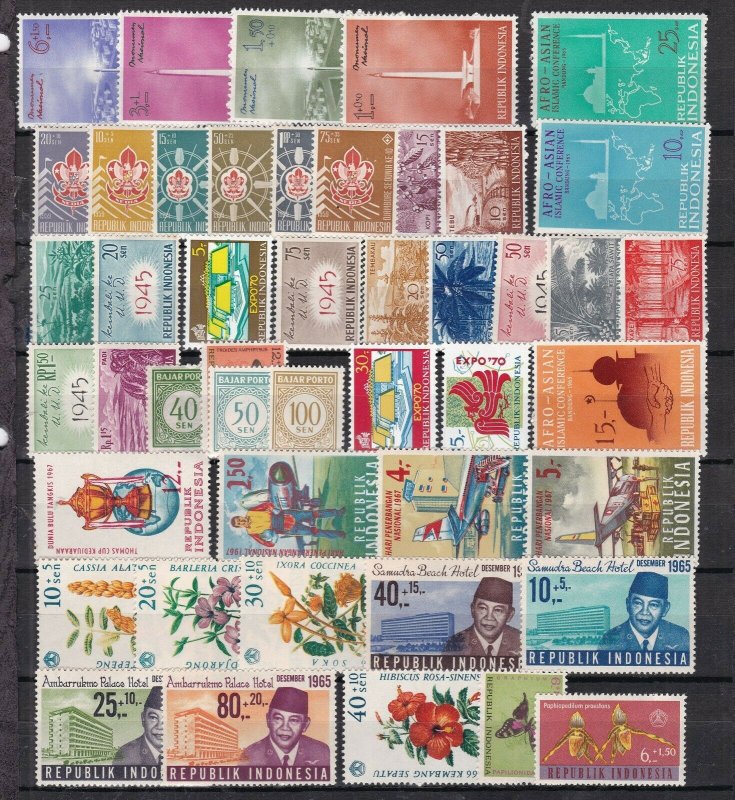 INDONESIA  ^^^^^^^pre 1970   MNH  collection ( good TOPICALS )  $$@ dca14indo14