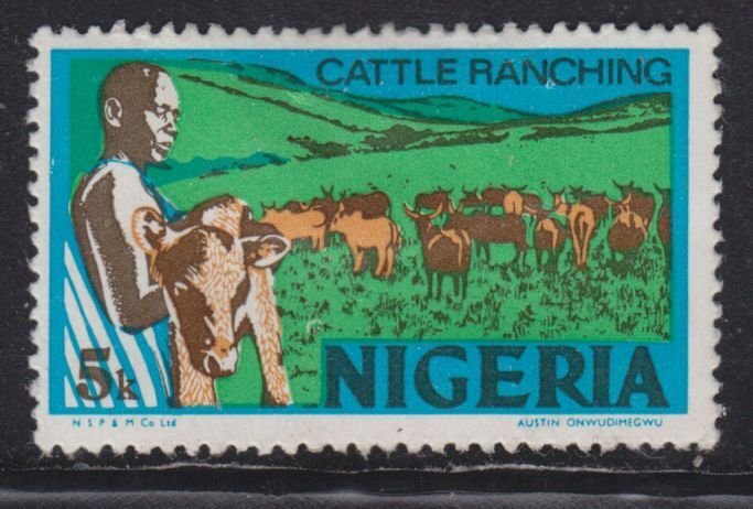 Nigeria 294A Cattle Ranching 1973