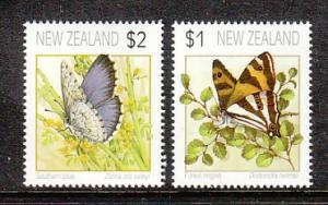 New Zealand Butterflies 1075-1076 MNH VF