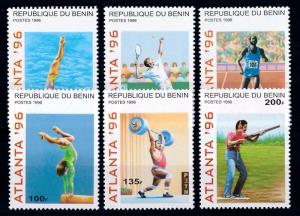 [63234] Benin 1996 Olympic Games Atlanta - Tennis  Weightlifting  MNH