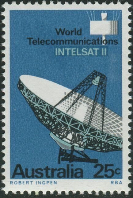 Australia 1968 SG419 25c Intelsat II MNH