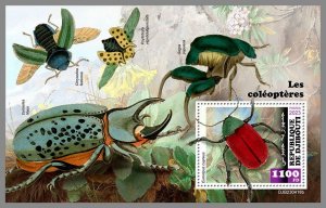 DJIBOUTI 2023 MNH IMPERF. Beetles S/S #418b