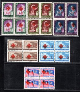 HAITI SC# CB10-15 BKS/4 FVF/MNH