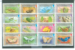 Montserrat #803-818  Single (Complete Set)