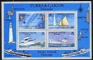 Turks & Caicos Islands 1978 Turks Island Passage m/sh...