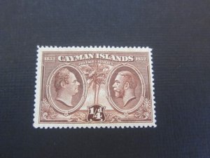 Cayman Islands 1932 Sc 69 MH